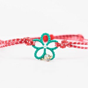 Μαρτάκι με πράσινο λουλούδι