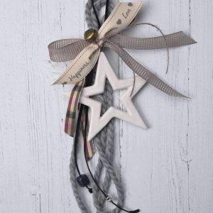 Γούρι πορσελάνινο αστέρι