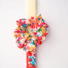 Λαμπάδα scrunchie flowers