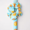 πασχαλινή λαμπάδα scrunchie oranges